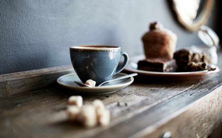Cup of tea on a table