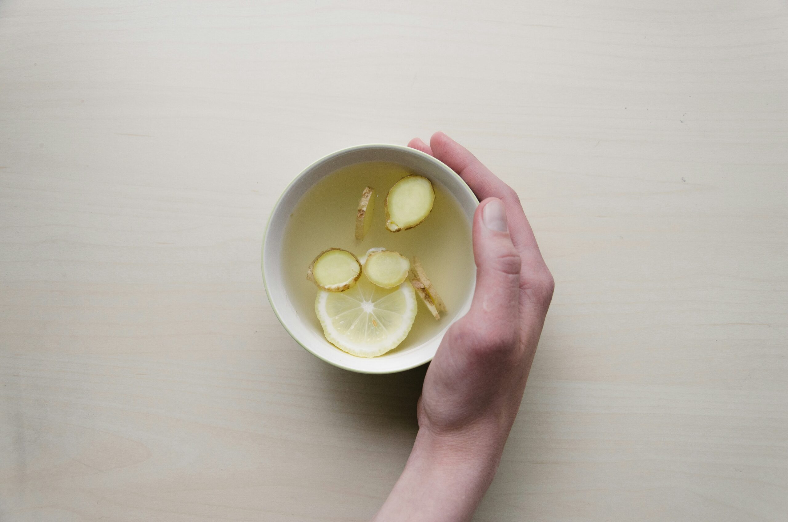 A cup of herbal tea
