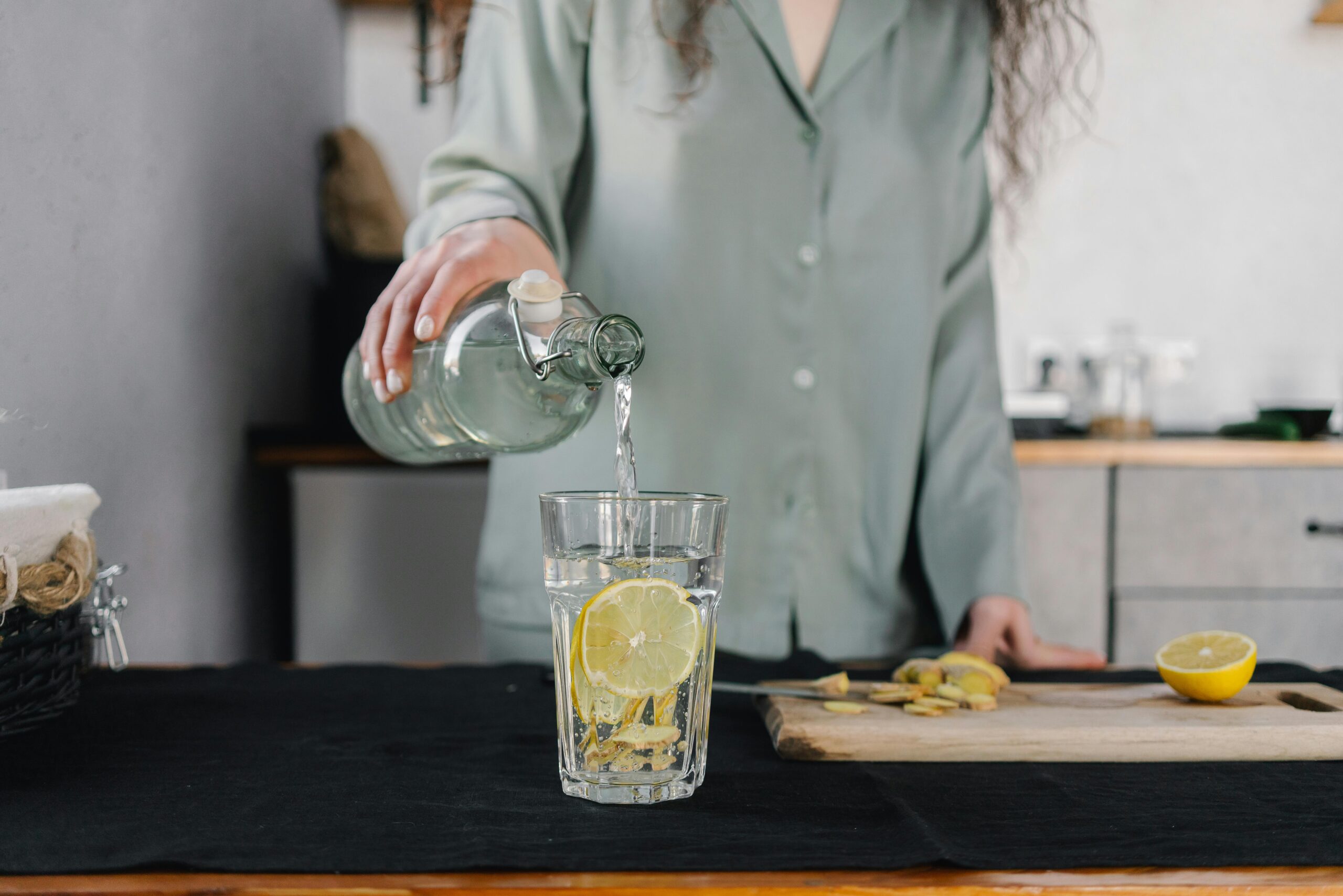 Lemon water