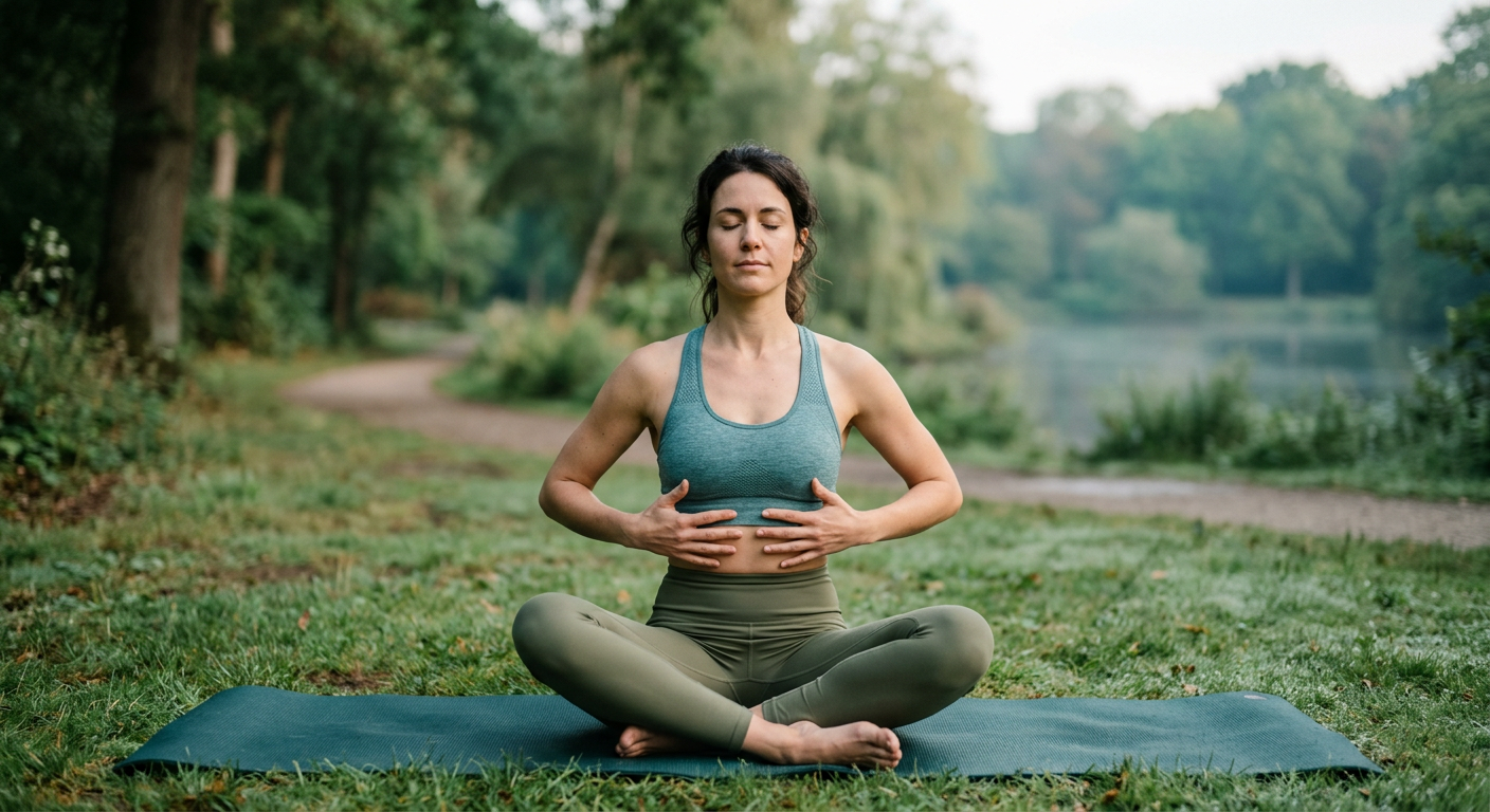 Breathing exercises for belly fat